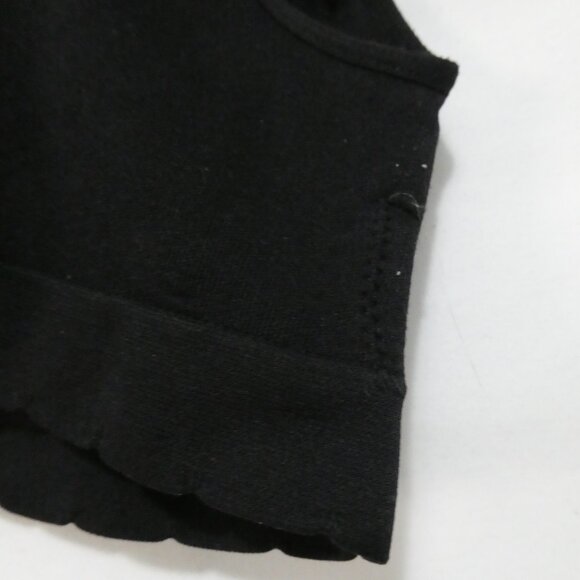 MARILYN MONROE | medium | Black Lace Trim Sports Bra - Picture 14 of 14